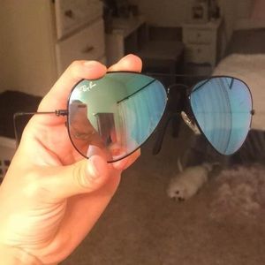 RayBan reflective glasses